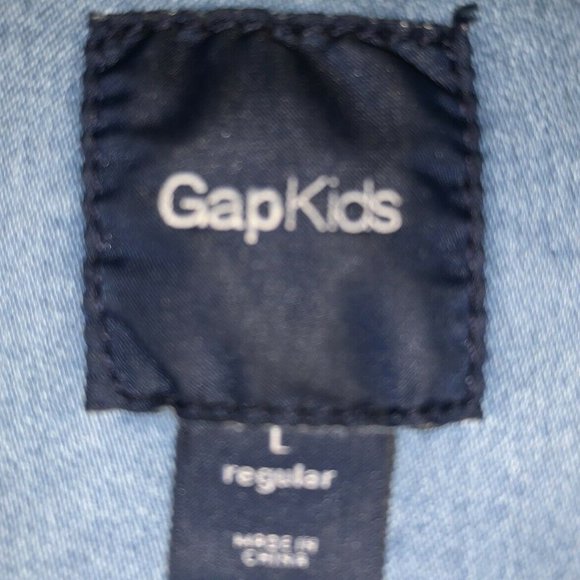 Girls GAP Denim Jacket Size Large - Picture 3 of 3